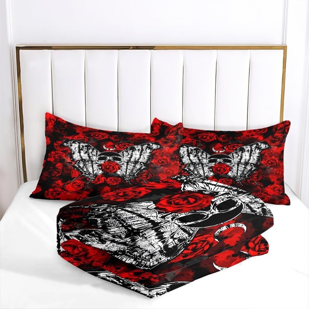 Romantic Roses Comforter Set Queen Sz - Picture 7 of 7